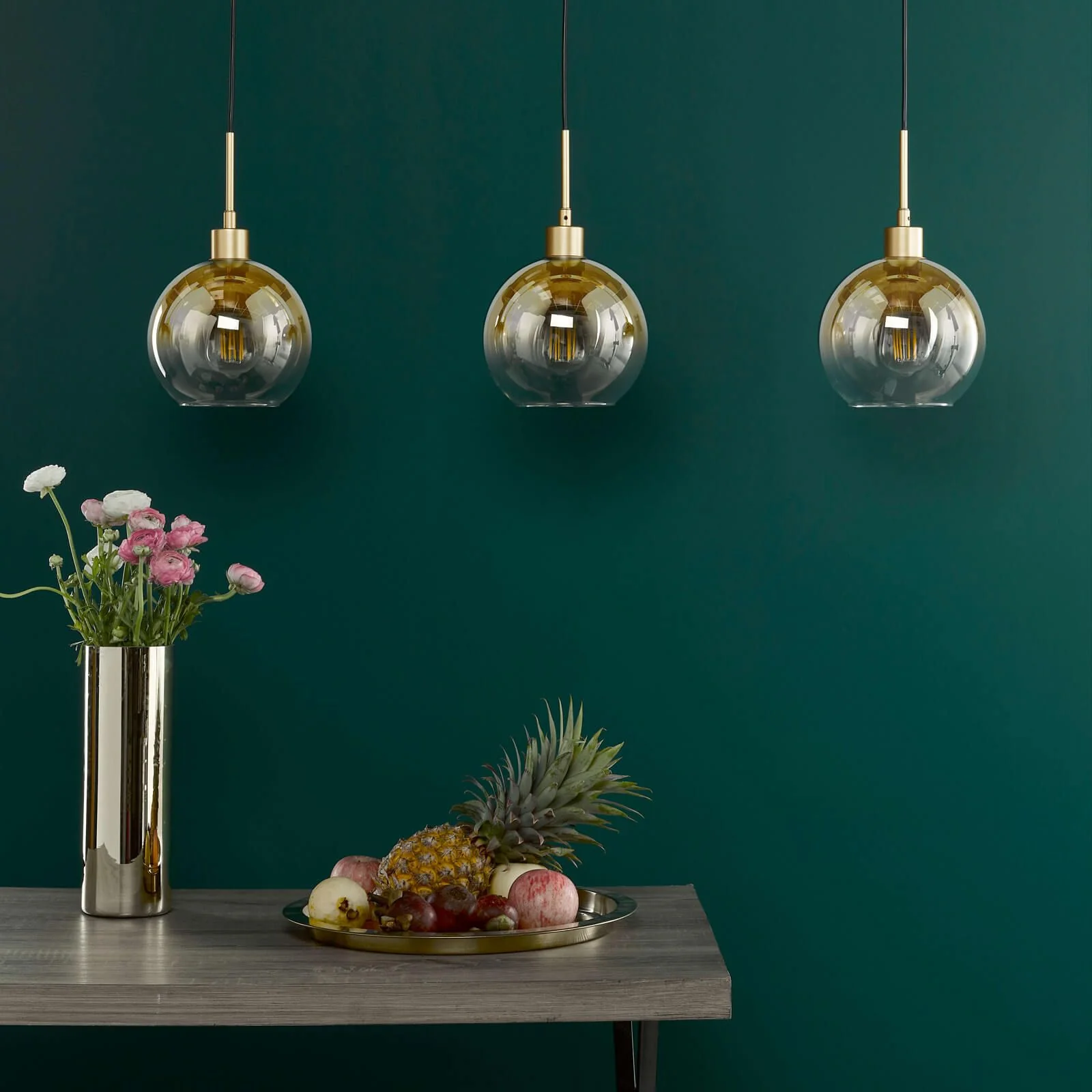 Lycia 3 Lt Kitchen Light Ombre Glass- Promotional Offer - Image 3