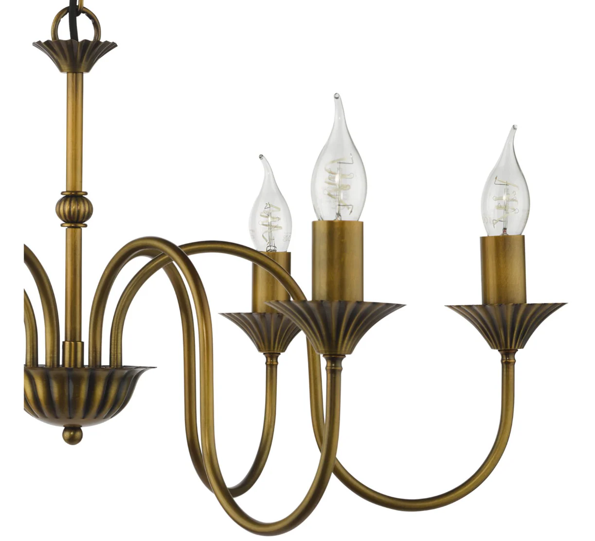 Lydian 6 Light Pendant - Antique Bronze Fitting Only - Image 3