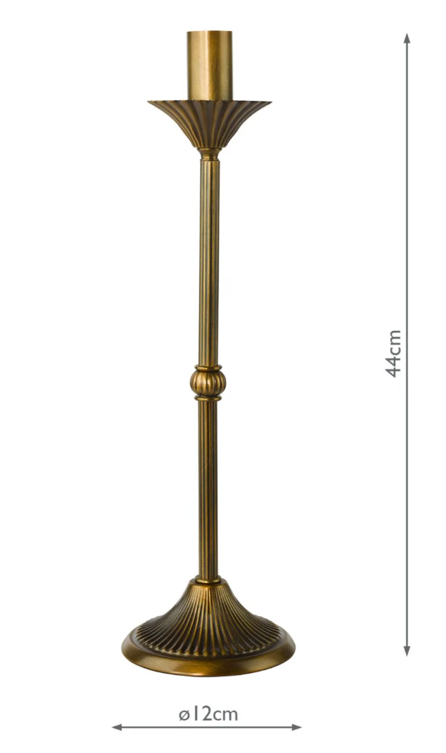 Lydian Table Lamp Antique Bronze- Base Only - Image 3