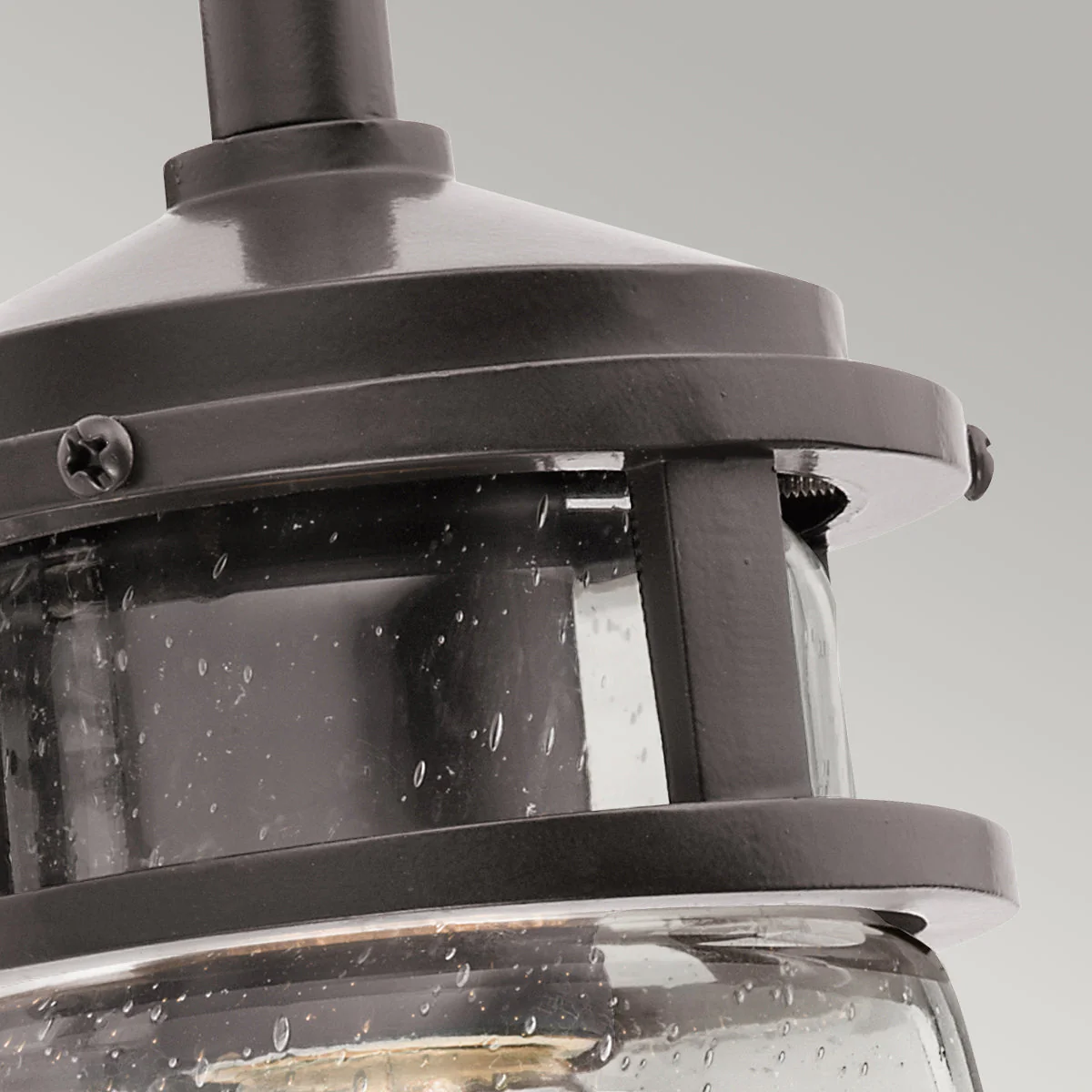 Lyndon 1 Light Small/Medium Outdoor Wall Lantern - Bronze IP44 - Image 5