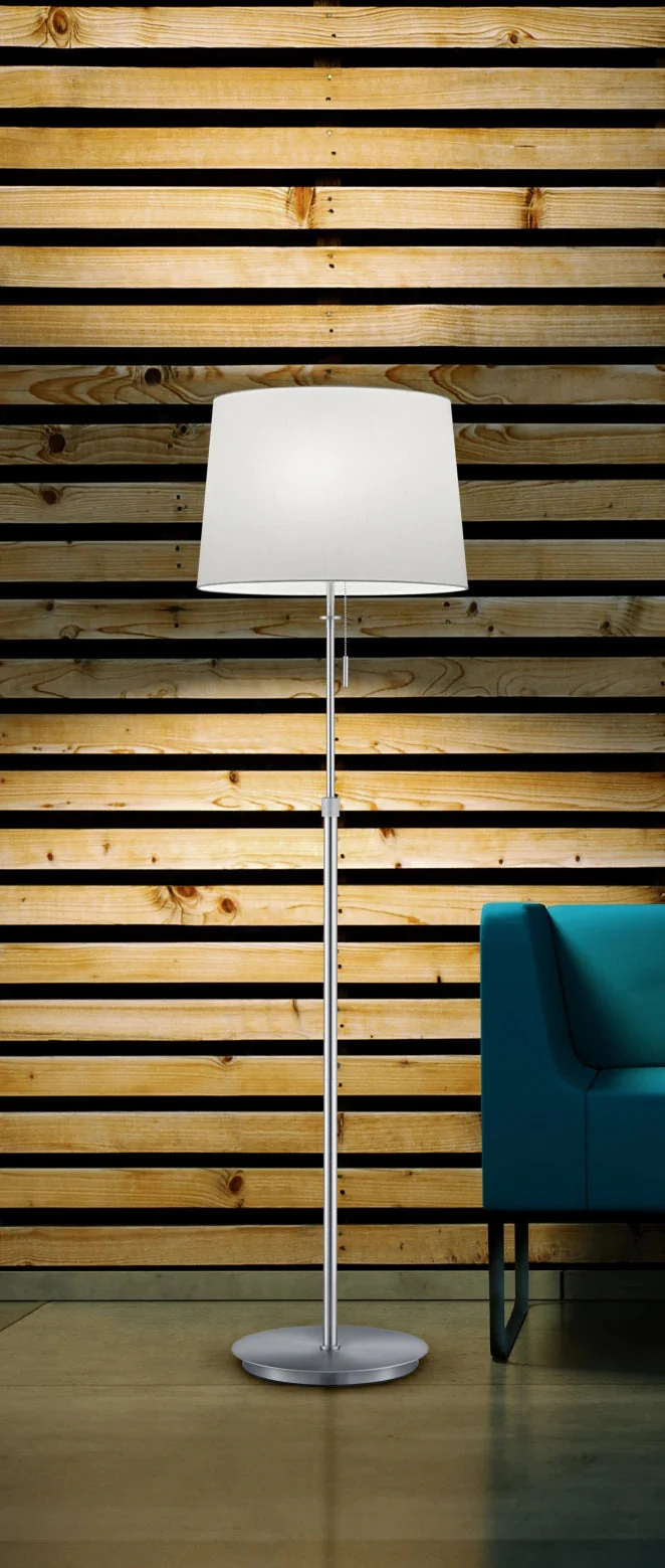 Lyon Classic Floor Lamp - Nickel/Brass - Image 3