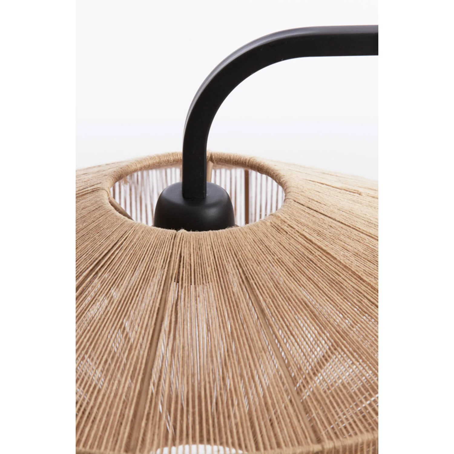 Lyra Small/Medium/Large Wall Lamp Natural+Matt Black E27 - Image 13