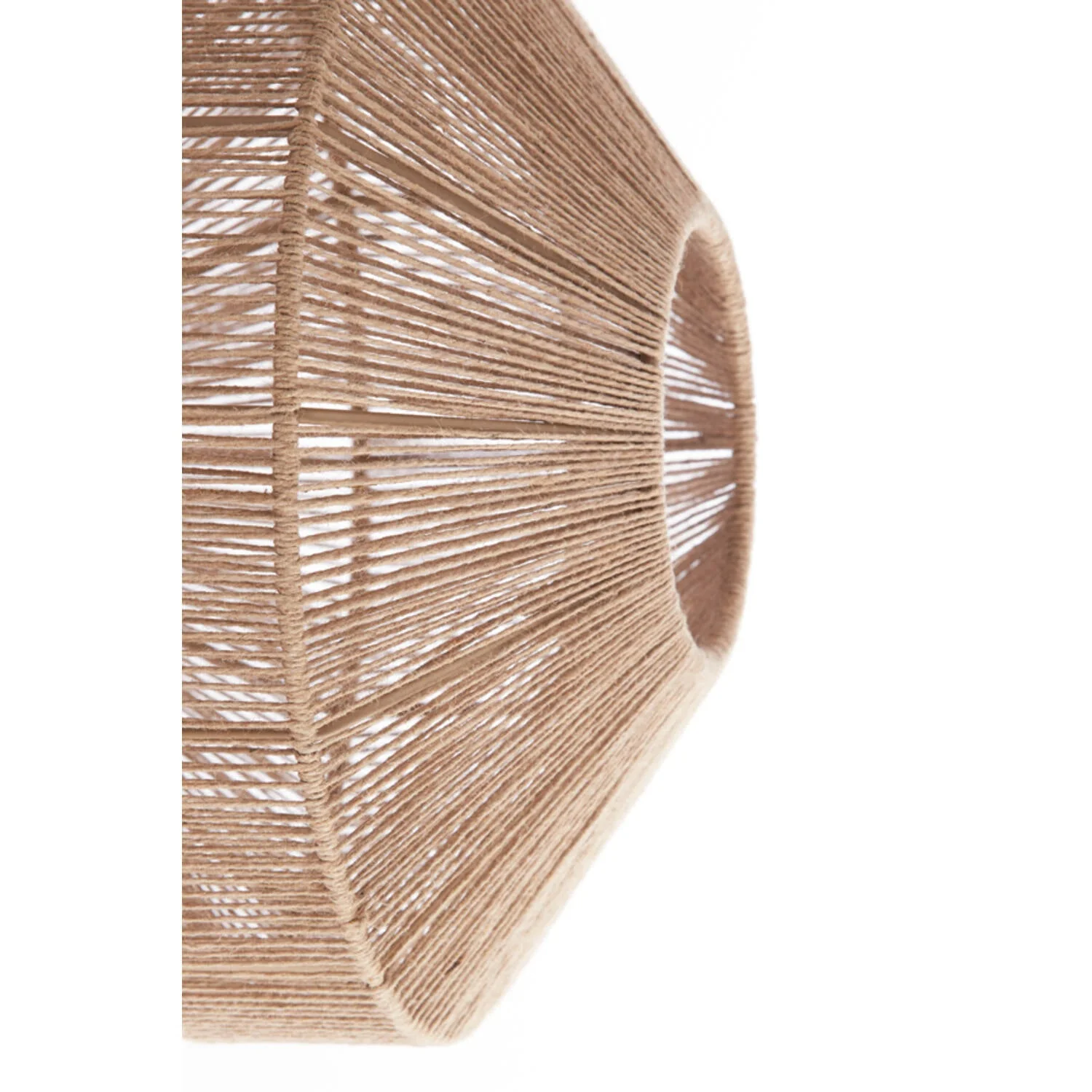 Lyra Small/Medium/Large Wall Lamp Natural+Matt Black E27 - Image 7