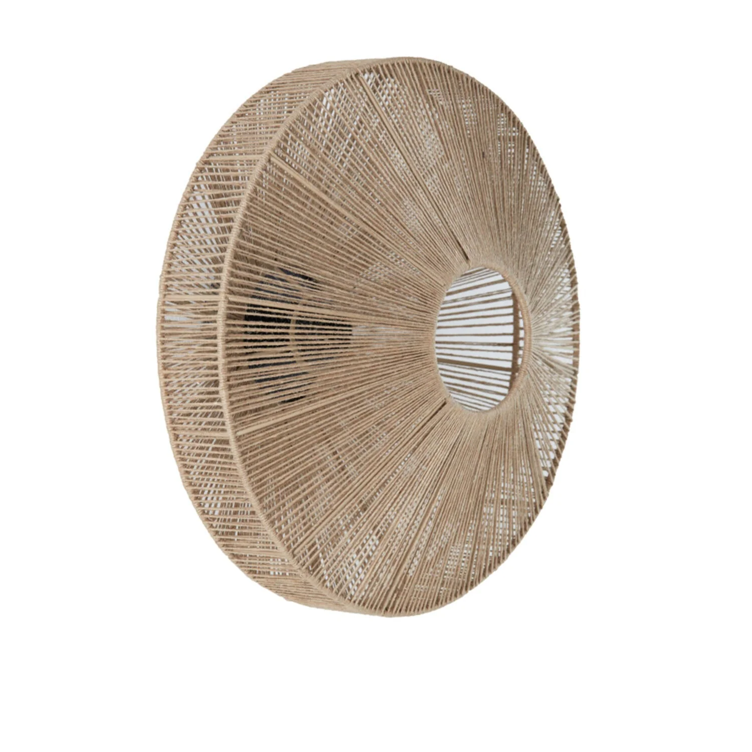 Lyra Small/Medium/Large Wall Lamp Natural+Matt Black E27 - Image 9
