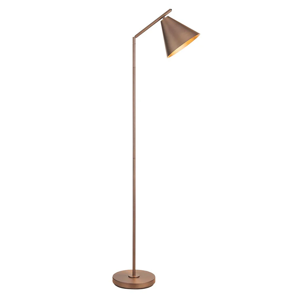 Lyra Task Floor Lamp -Antique Brass/Antique Bronze Finish E27 - Image 10
