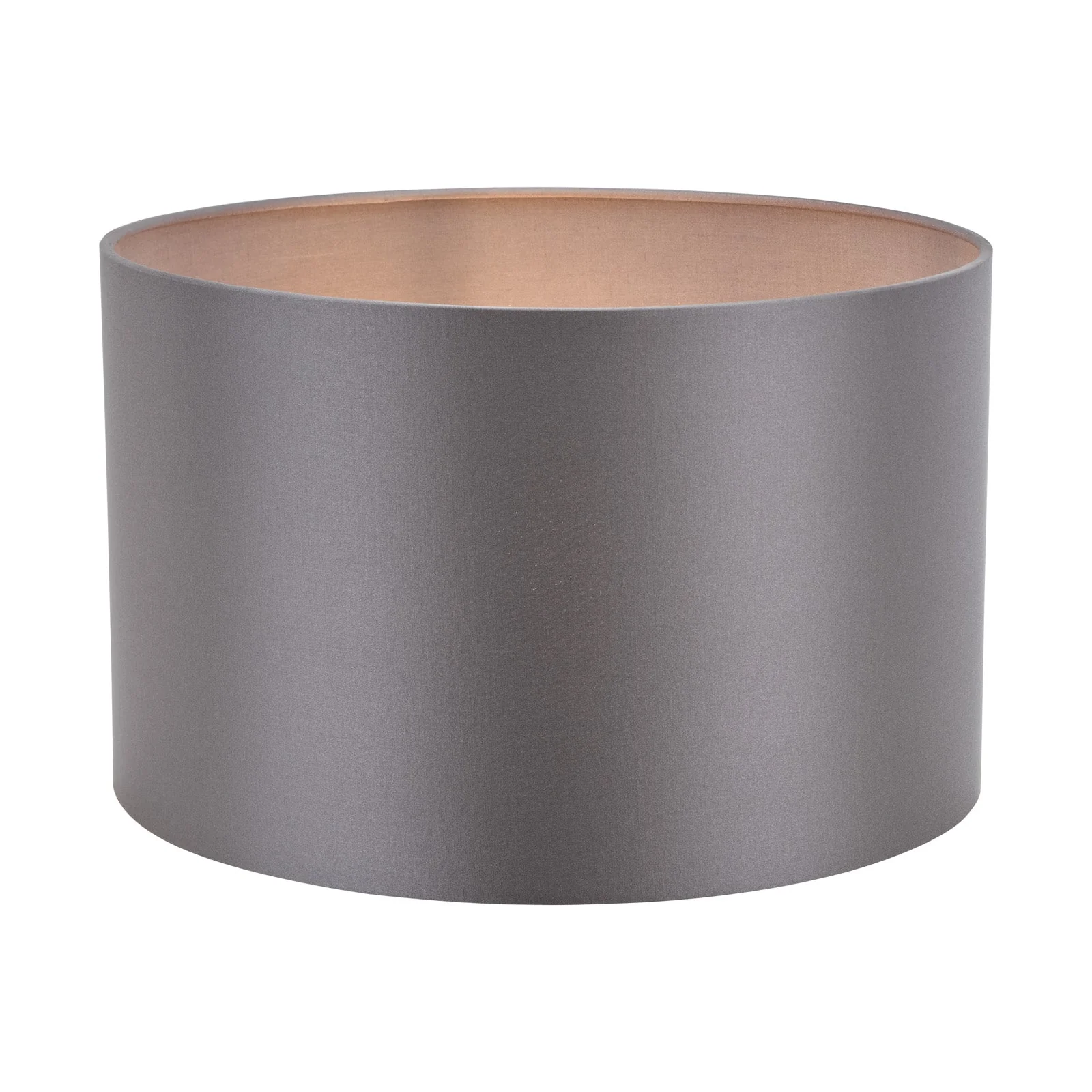 Lyris Grey Cotton Drum Shade 35cm - Image 2