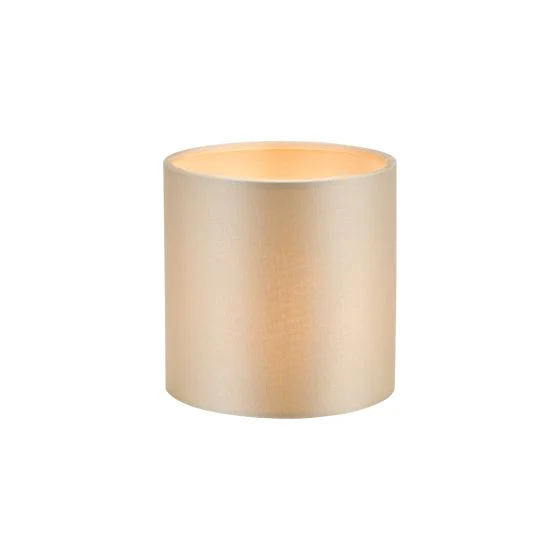 Lyris Cotton Drum Shade- Taupe/ Ivory - Image 2