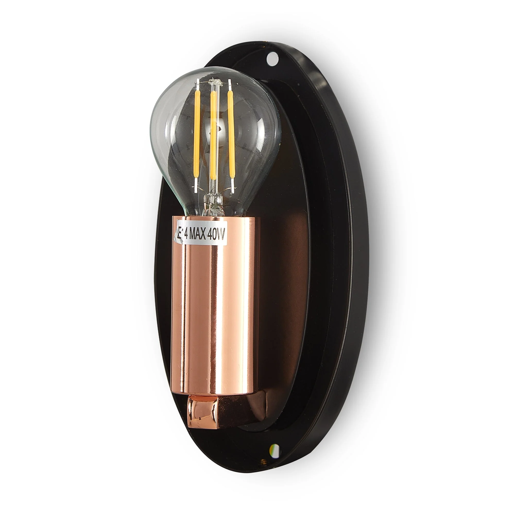 Mabell Wall Light Copper/Chrome/Gold - Finish - Image 3
