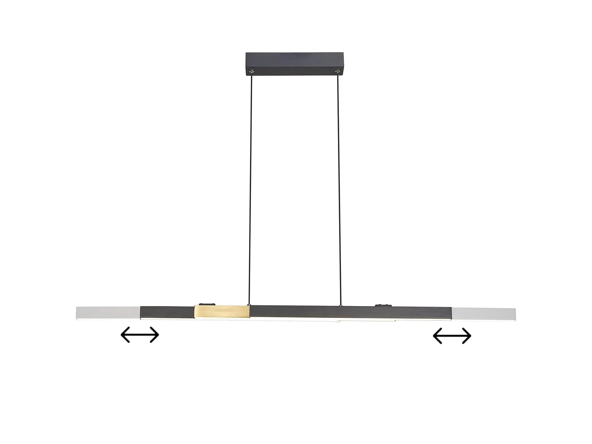Macy Kitchen Linear LED Light- Black/ White Finishes - Image 4