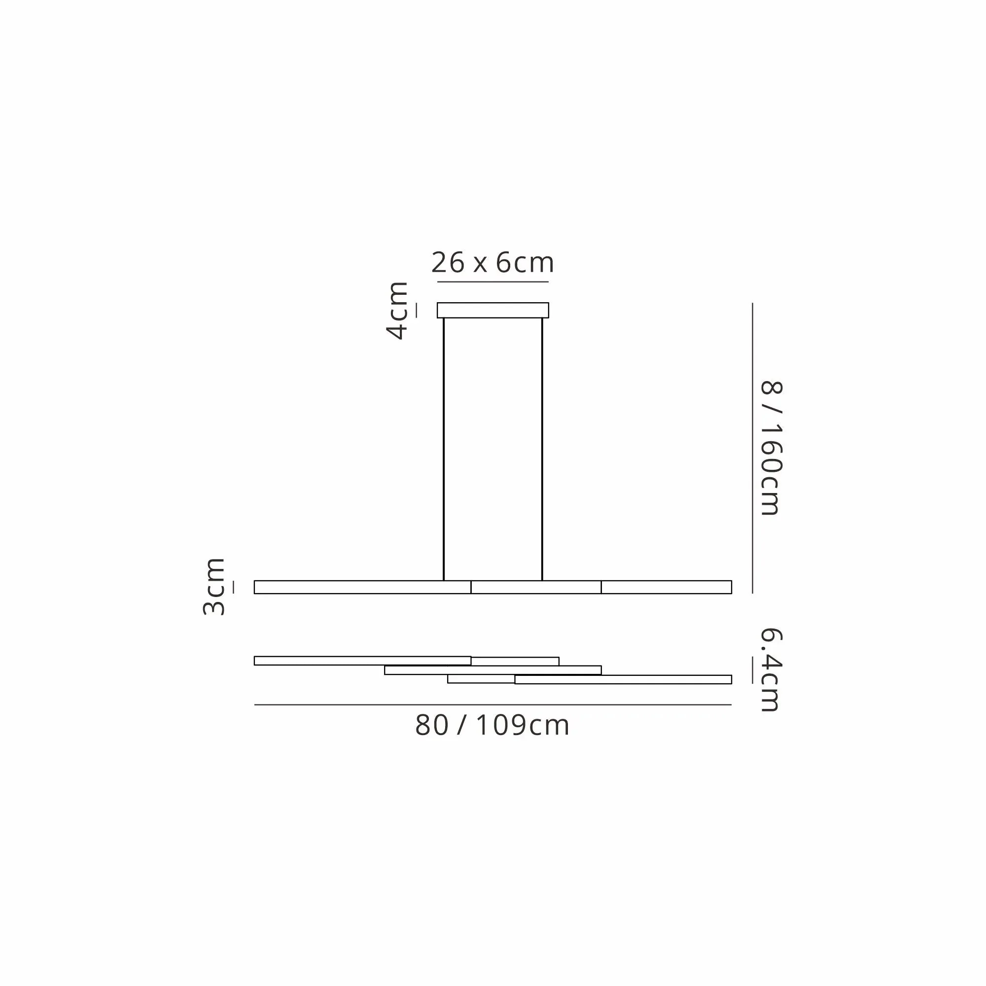 Macy Kitchen Linear LED Light- Black/ White Finishes - Image 5