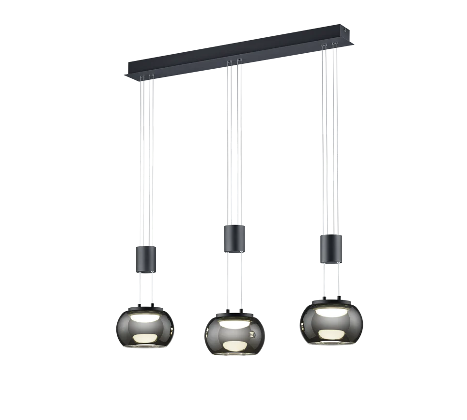 Madison 3Lt LED Linear Pendant - Various Finish - Image 3