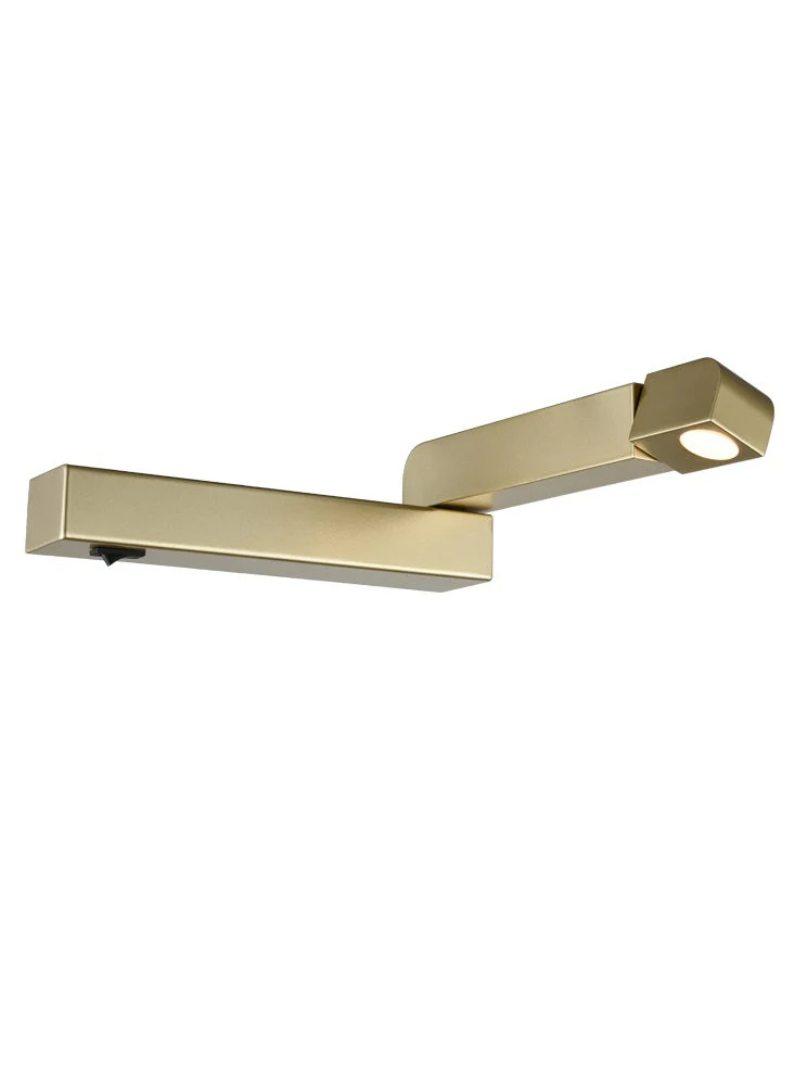 Madre Reading Light (Left/Right) LED 
Satin Nickel/Gold Colour - Image 4