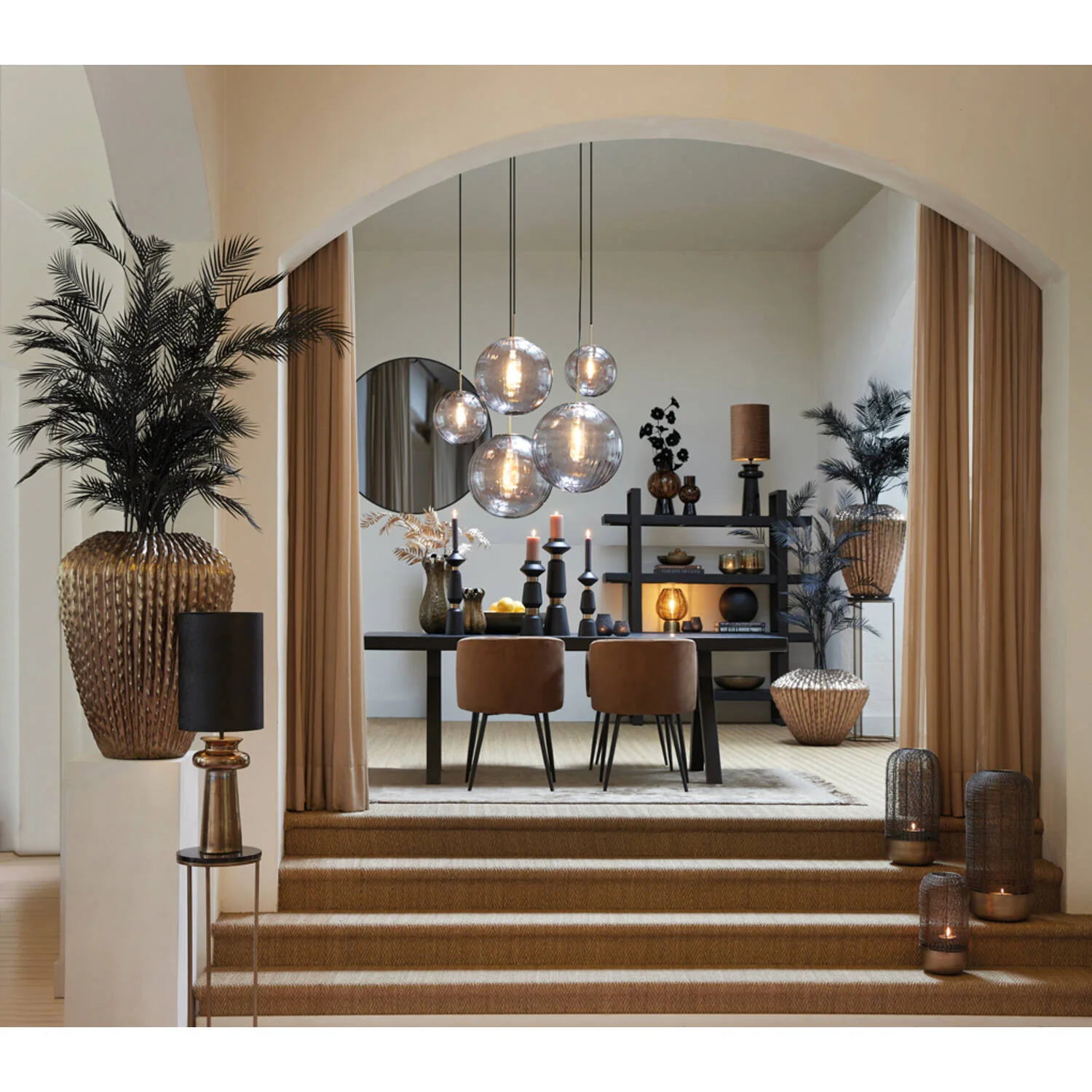 Magdala Hanging Pendant - Various Sizes & Colours - Image 9
