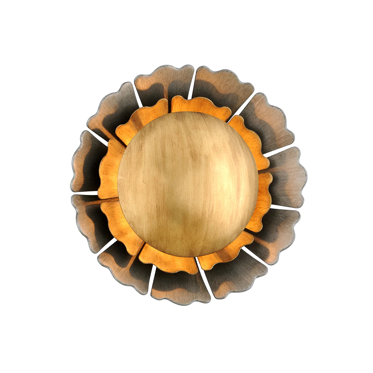 Magic Garden Wall Light - Graphite & Bronze Leaf - Image 2