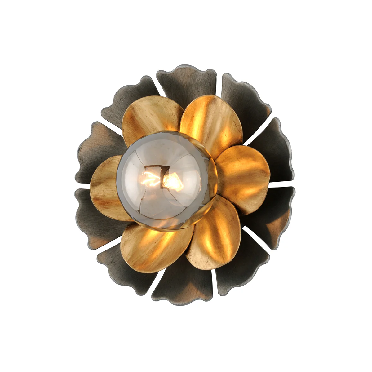 Magic Garden Wall Light - Graphite & Bronze Leaf - Image 3