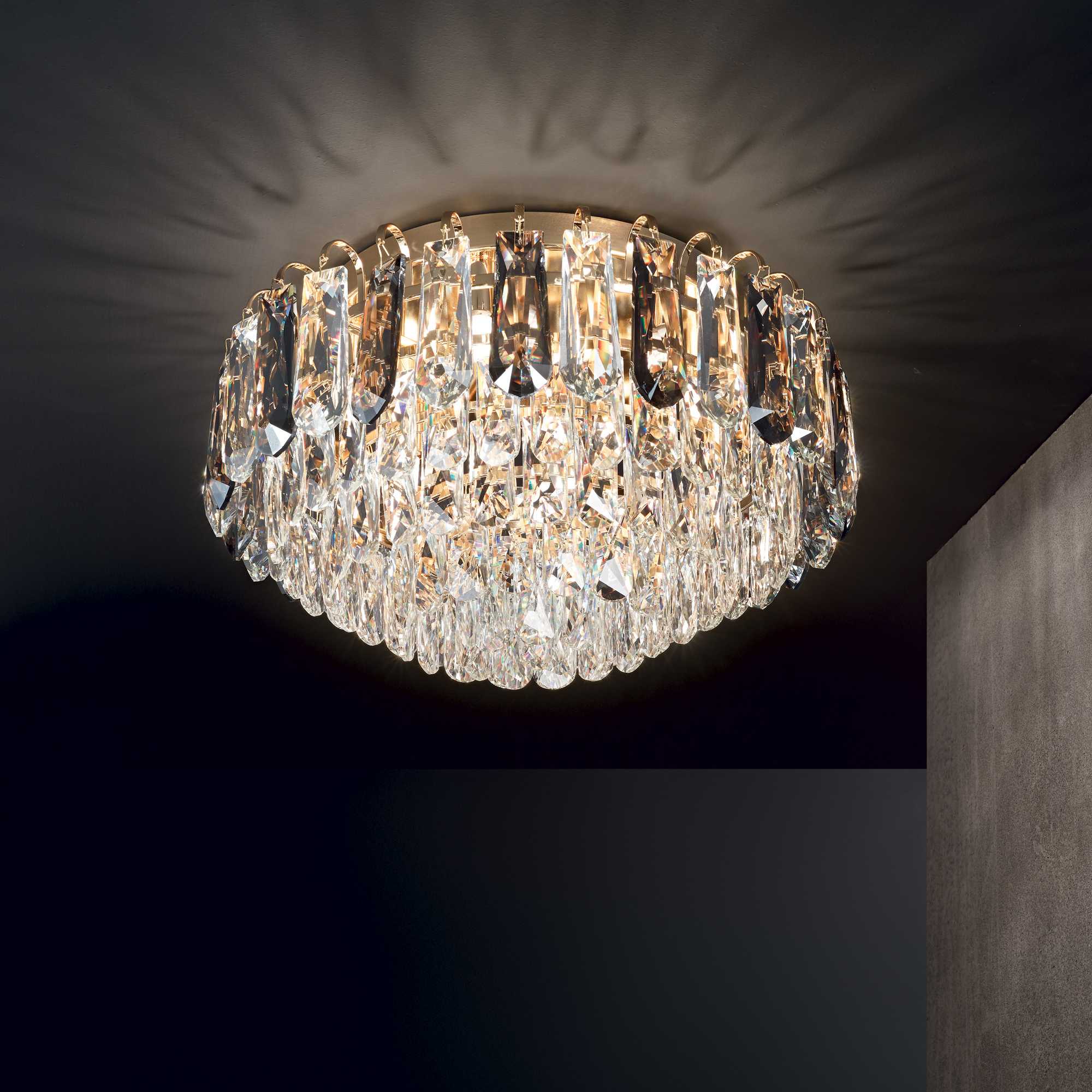Magnolia Flush Crystal - Gold Finish - Image 2