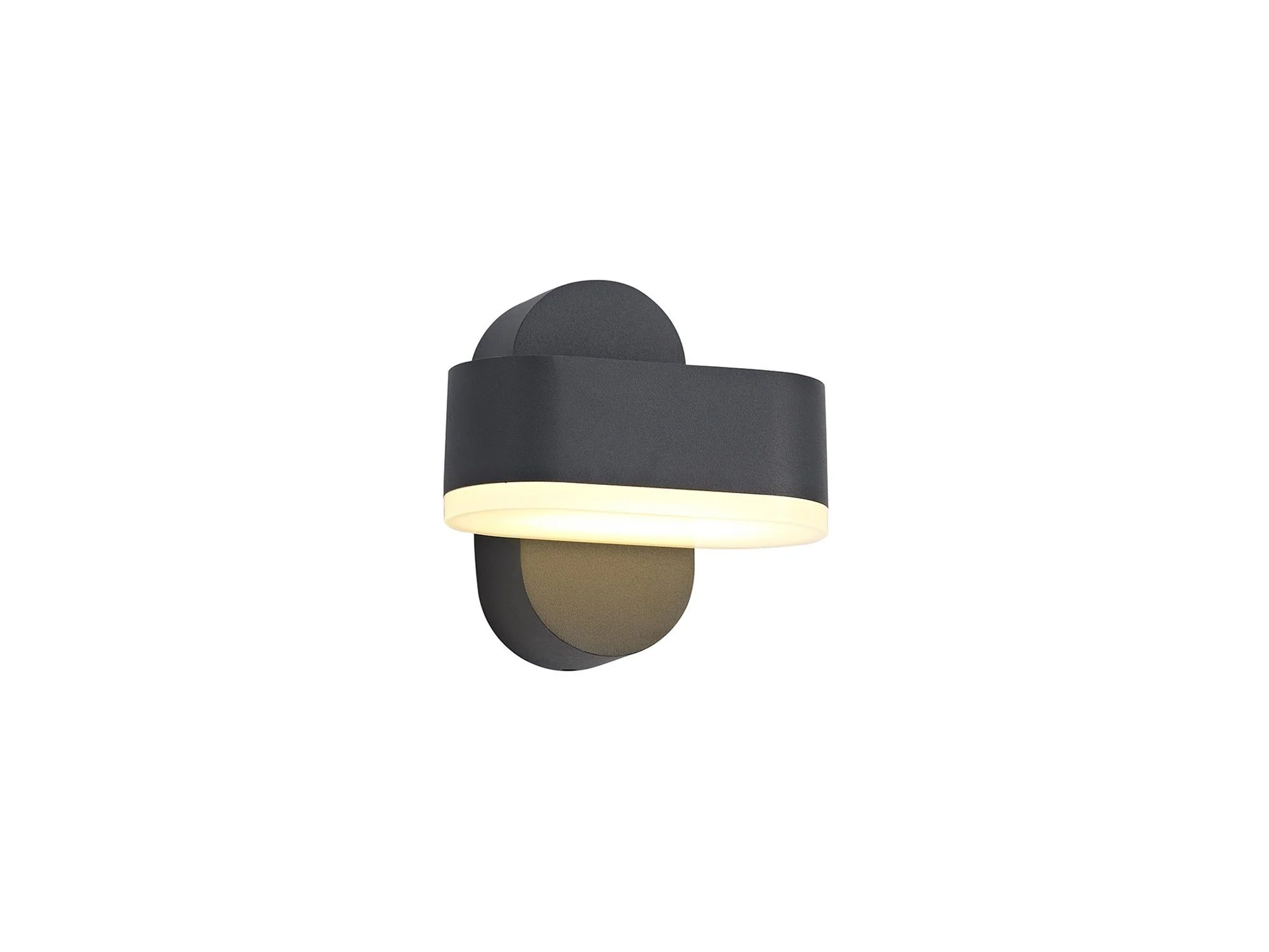Maine 1/2 Light Adjustable Wall Lamp- Anthracite - Image 4