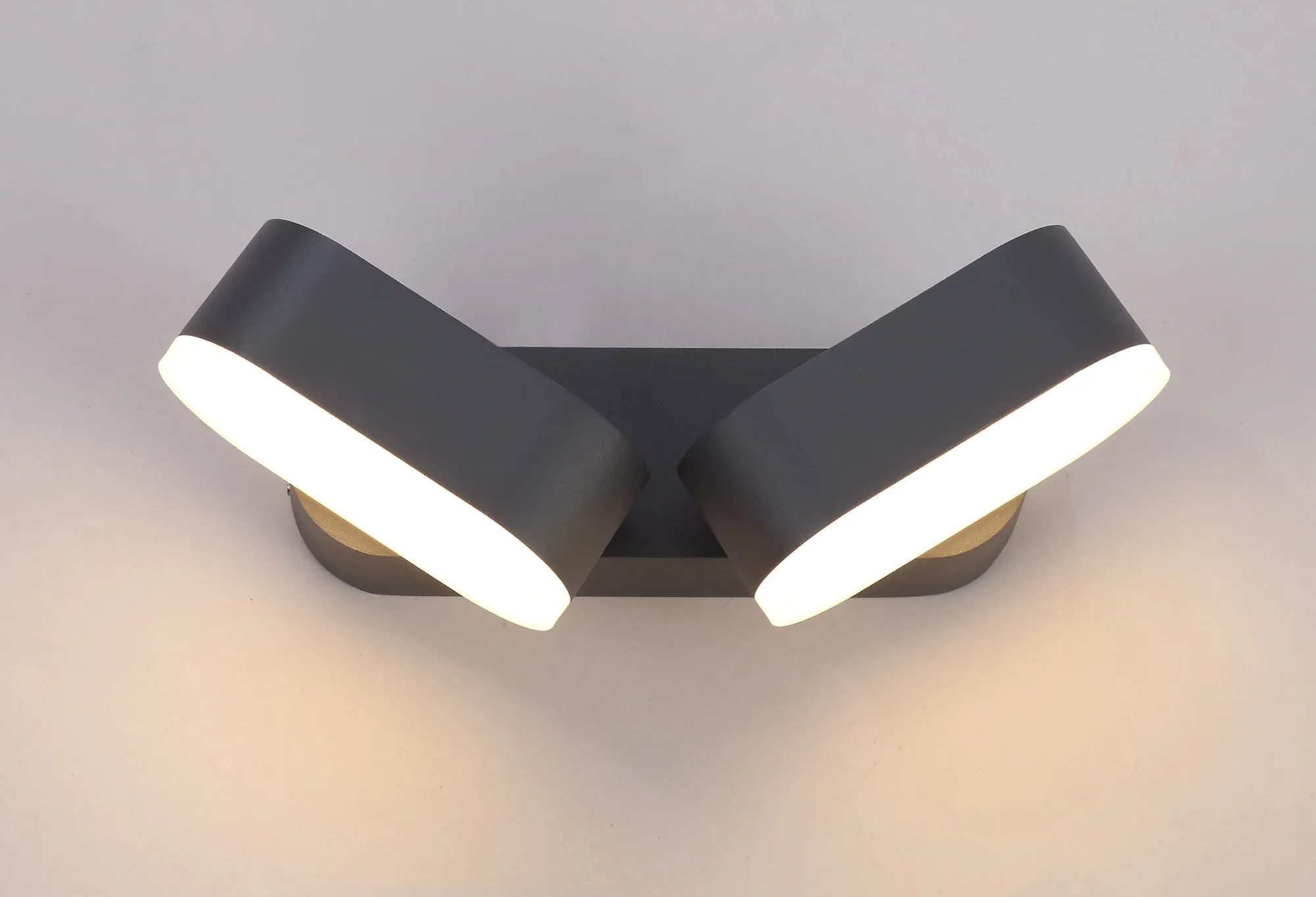 Maine 1/2 Light Adjustable Wall Lamp- Anthracite - Image 9
