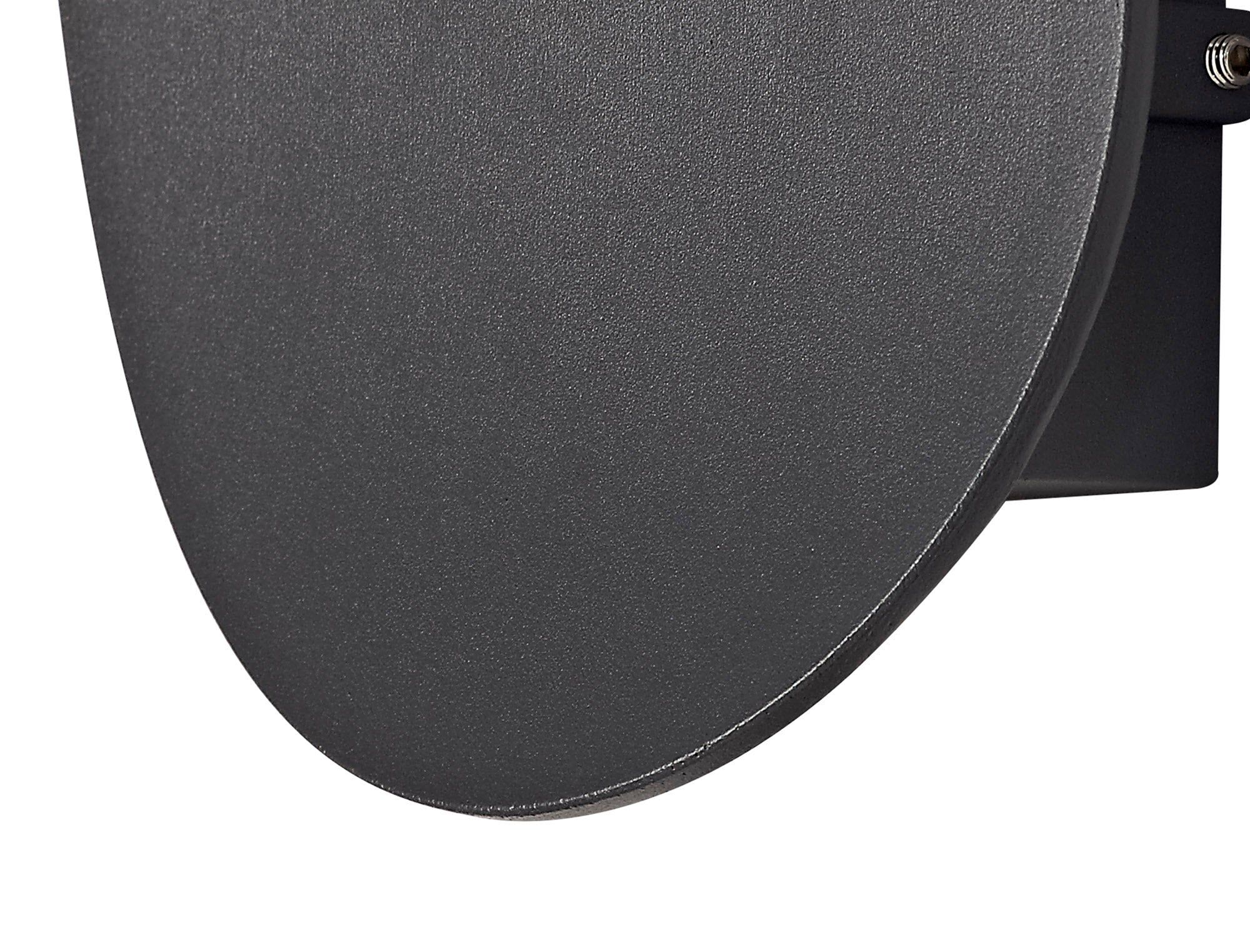 Maisie Wall Lamp, 1 x 6W LED, 3000K, 700lm, IP54, Anthracite, 3yrs Warranty - Image 4