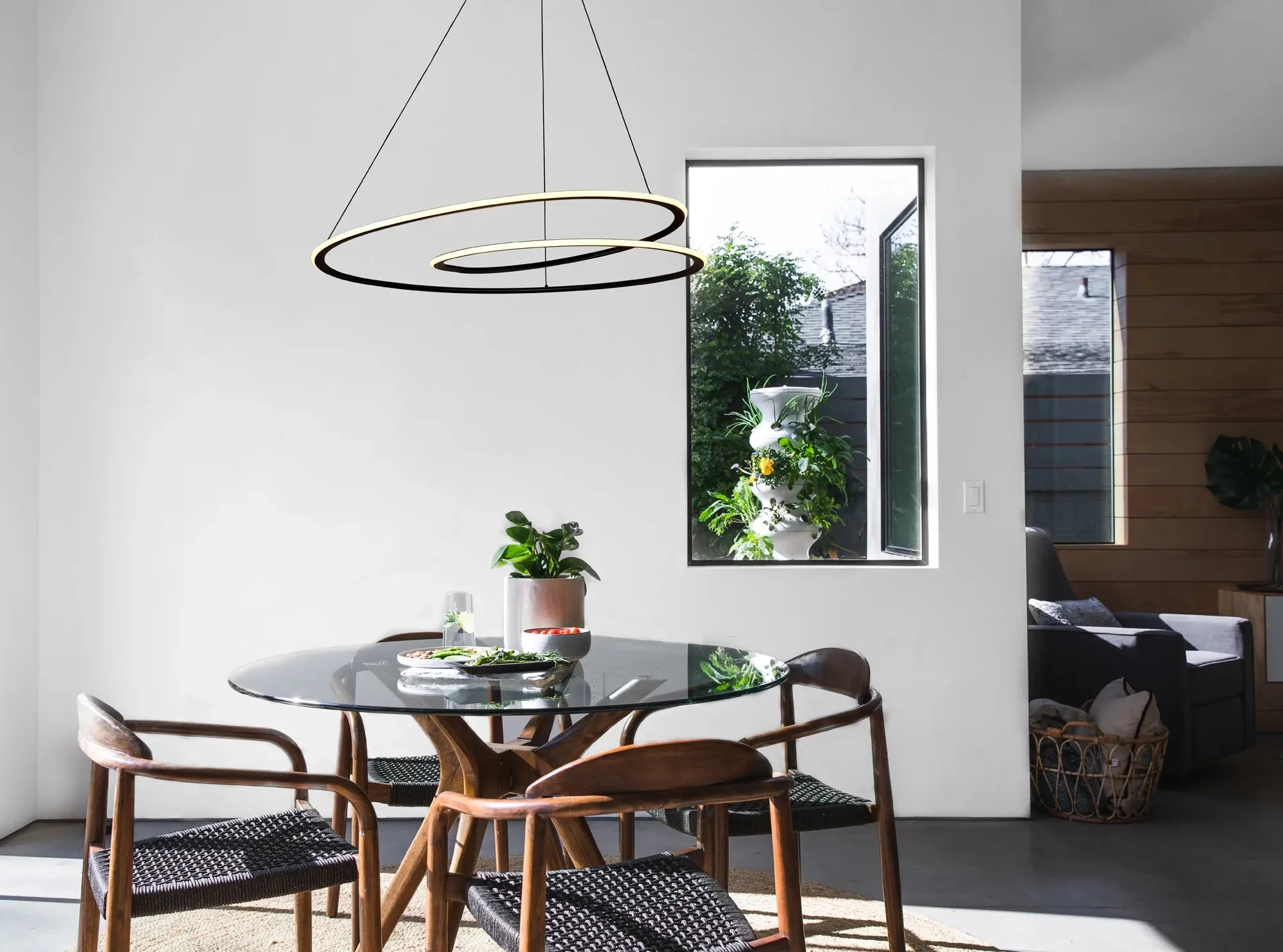 Maive Hanging LED Ceiling Light - Various Colors & Sizes - Image 11