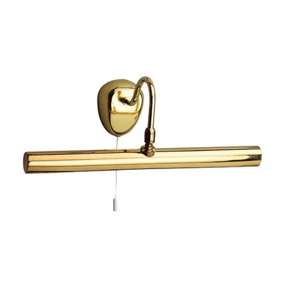 Malaga Picture Light - Antique Brass/ Polished Brass Metal - Image 5