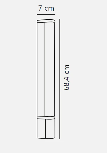 Malaika 49'/68' Wall light- Black/ White Finishes - Image 16