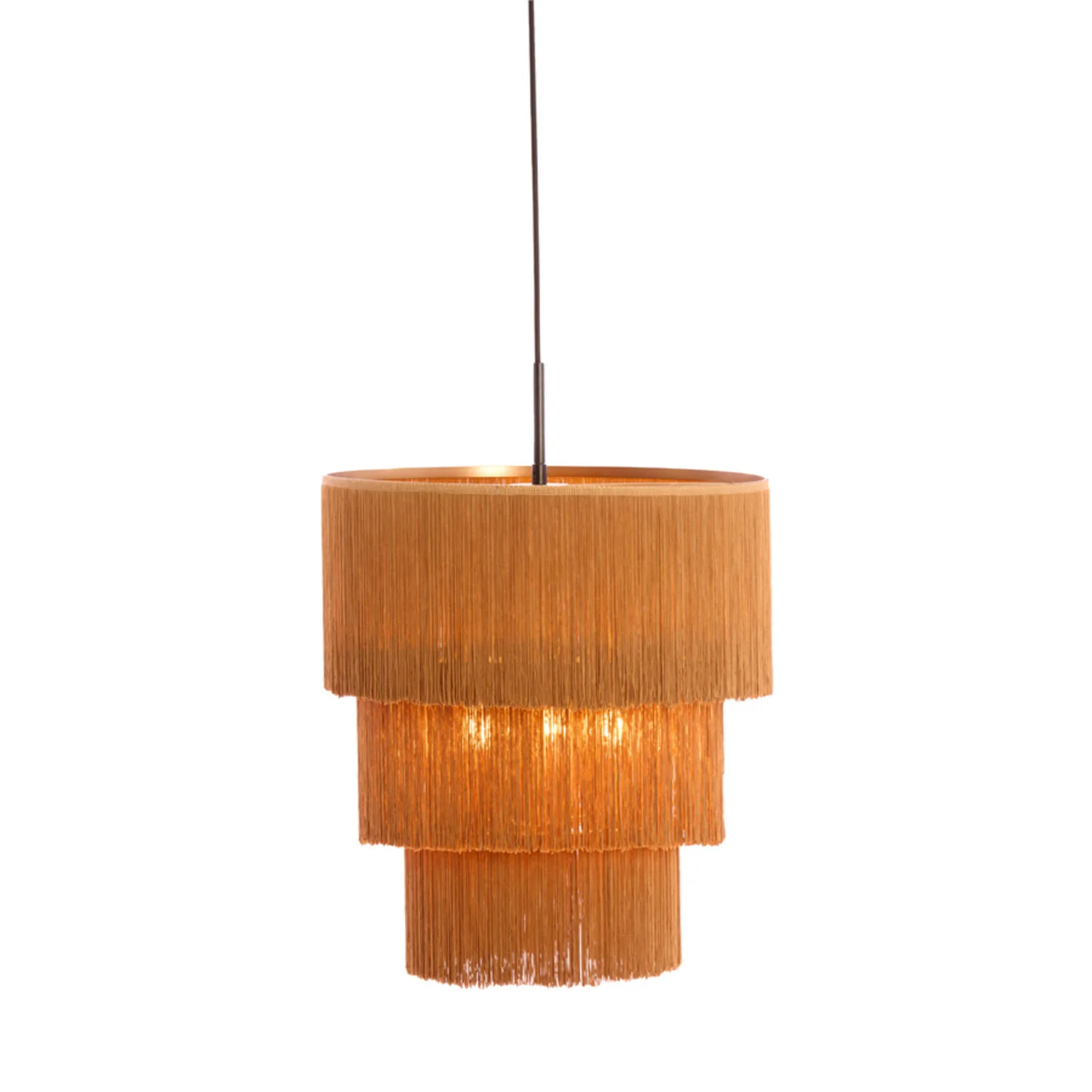 Malaika Hanging Lamp- Brown Finish - Image 5