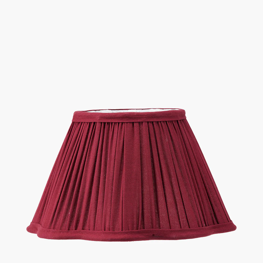 Malia Lamp Shade - Mulberry/Olive Green - Image 2