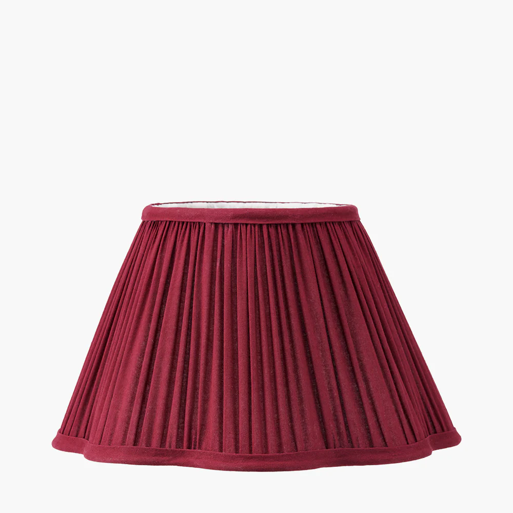 Malia Lamp Shade - Mulberry/Olive Green - Image 4