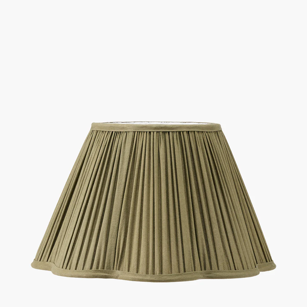 Malia Lamp Shade - Mulberry/Olive Green - Image 7