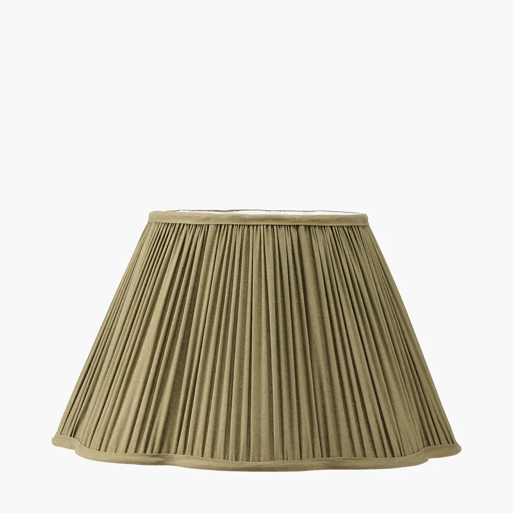 Malia Lamp Shade - Mulberry/Olive Green - Image 9