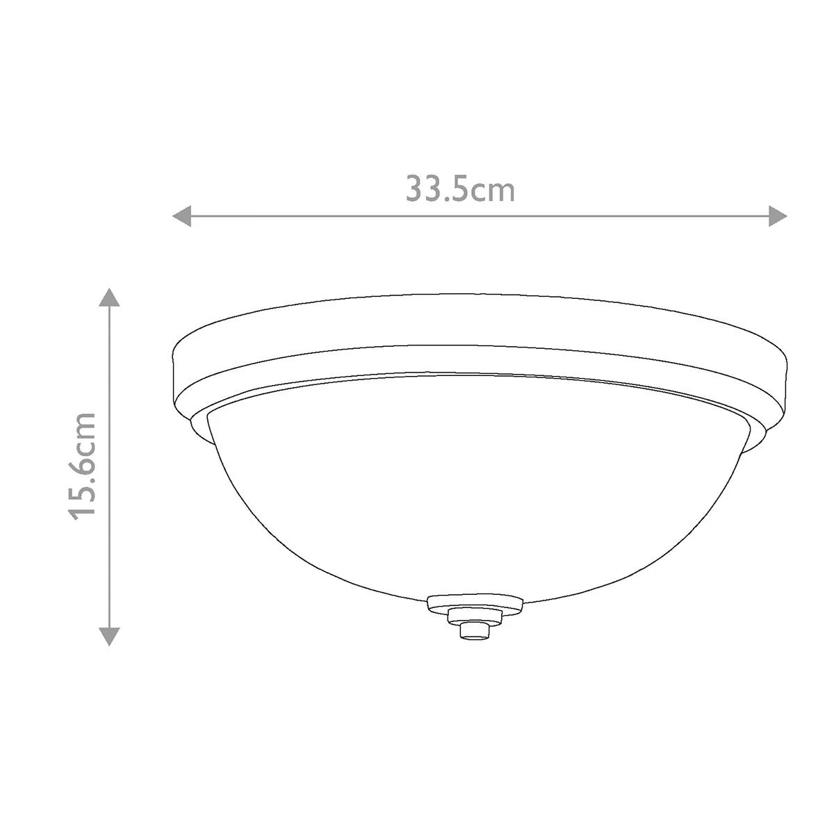 Malibu 2 Light Flush Mount IP44  - Various Finishes - Image 4