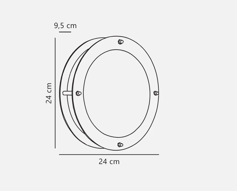 Malte Wall light- Galvanized - Image 3
