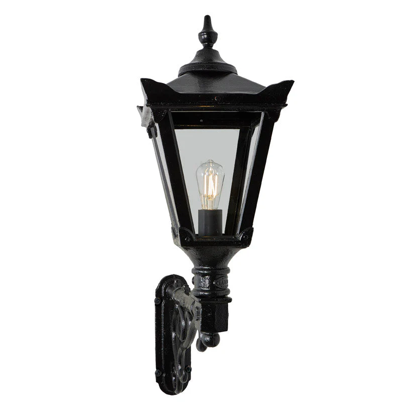 Malvern 1Lt Outdoor Wall Lamp - Cast Iron - Image 2