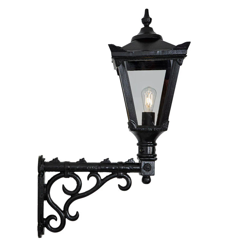 Malvern 1Lt Outdoor Wall Lamp - Cast Iron - Image 3