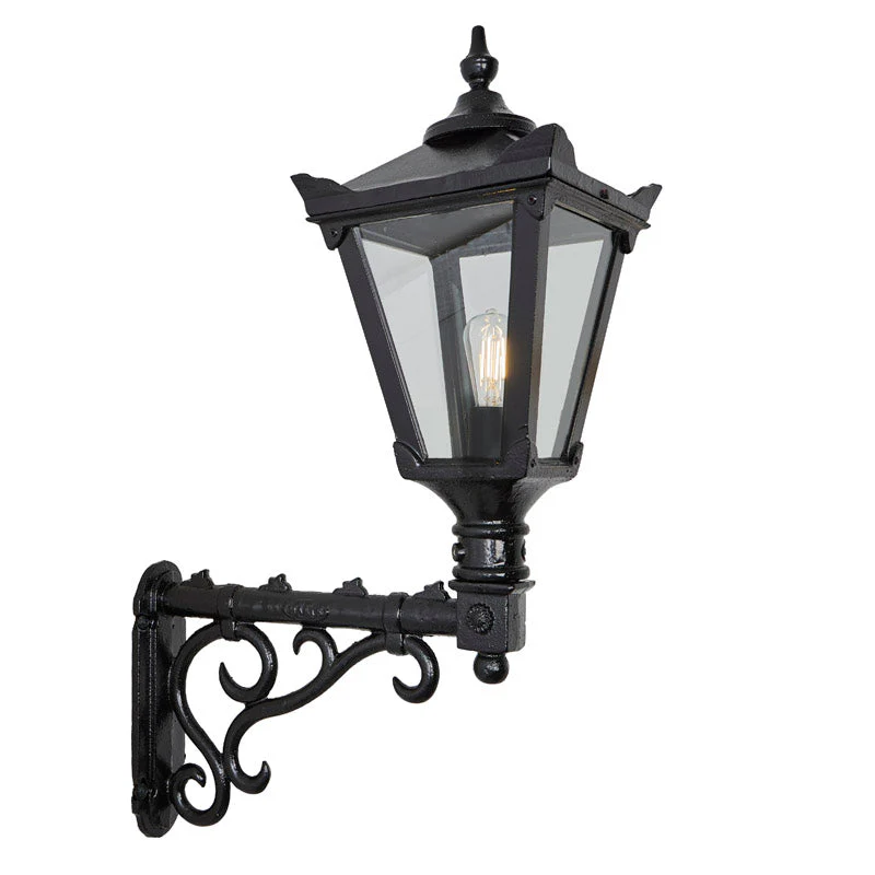 Malvern 1Lt Outdoor Wall Lamp - Cast Iron - Image 4