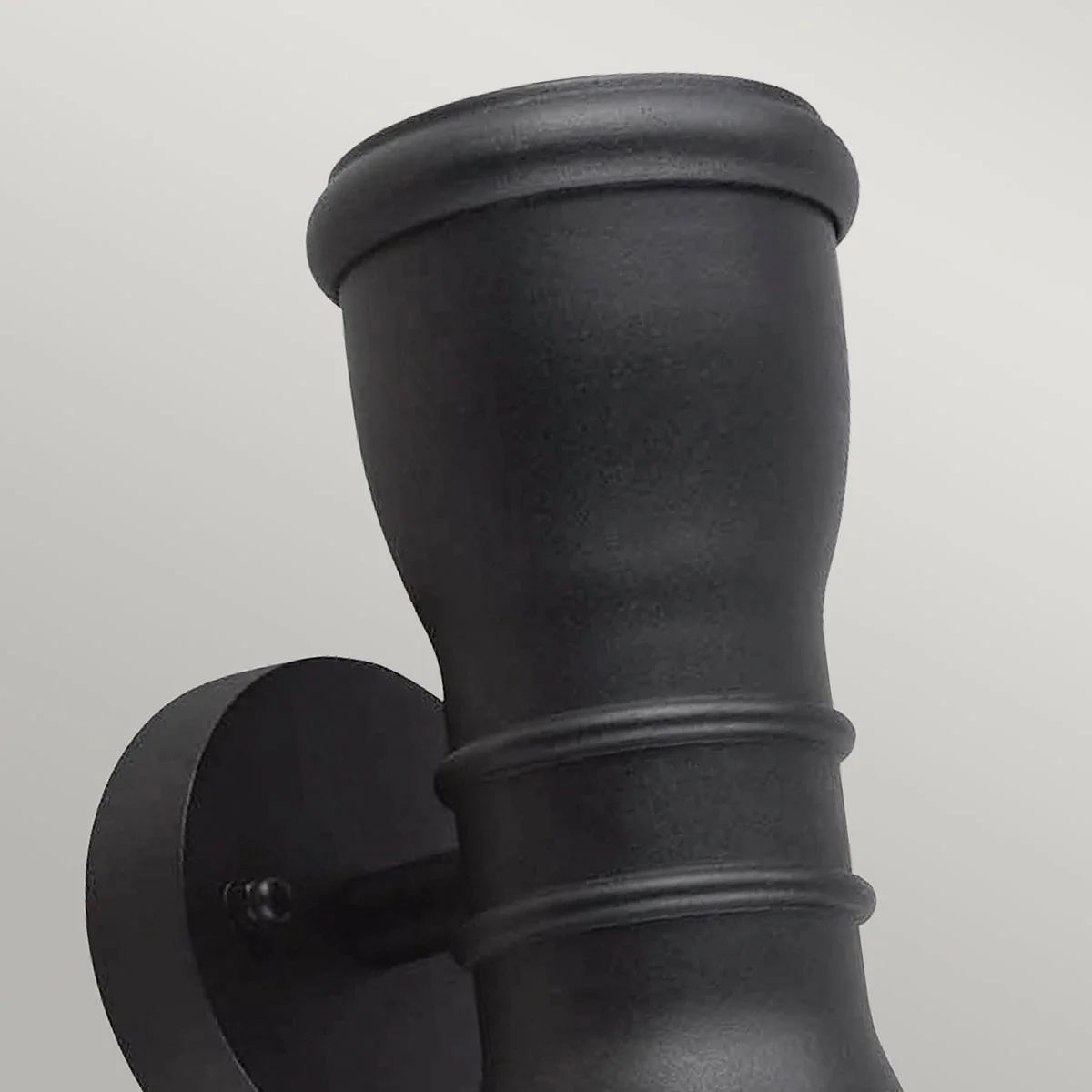 Malvern LED Wall Light - Black Finish - Image 2