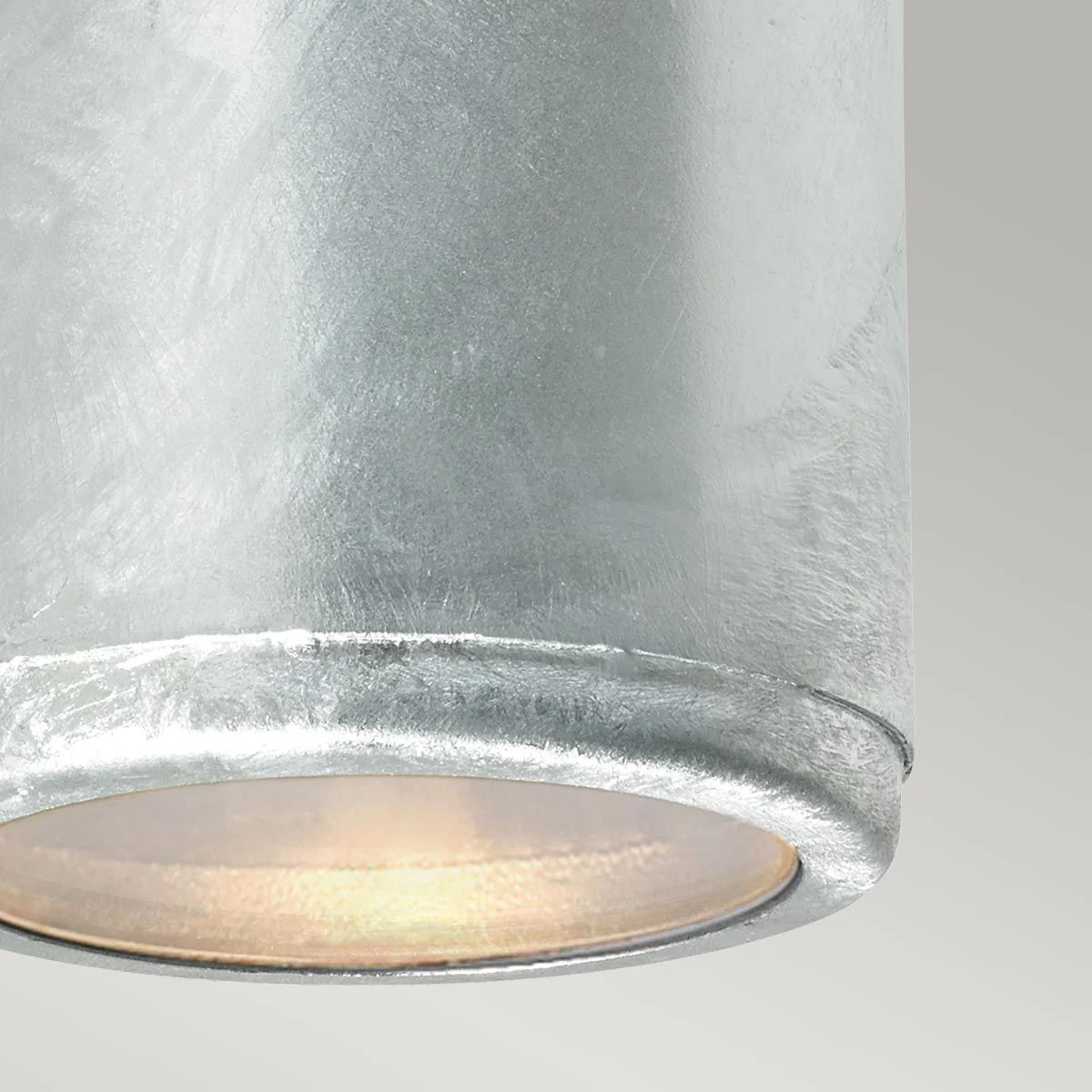 Mandal 1/2Lt Down Wall Light Black/Galvanised GU10 IP44 - Image 11