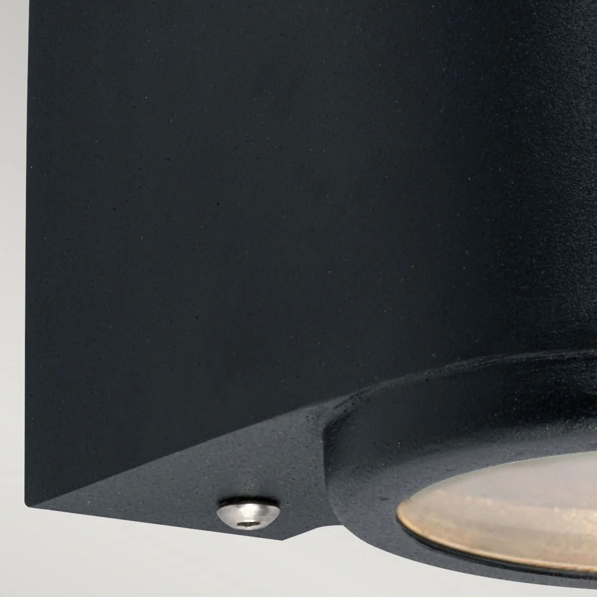 Mandal 1/2Lt Down Wall Light Black/Galvanised GU10 IP44 - Image 15