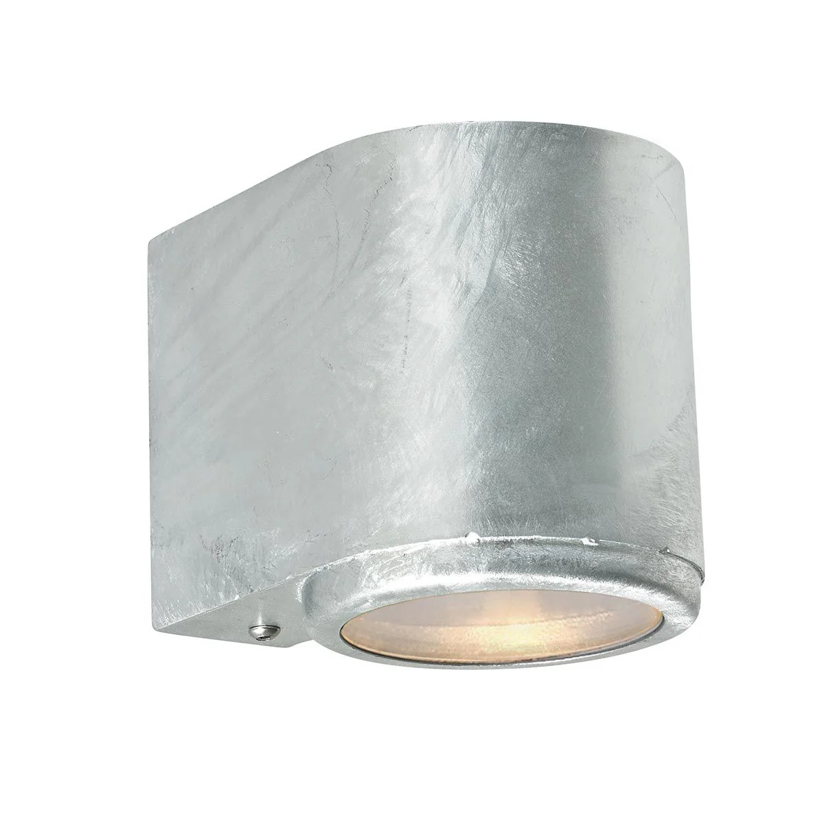 Mandal 1/2Lt Down Wall Light Black/Galvanised GU10 IP44 - Image 2