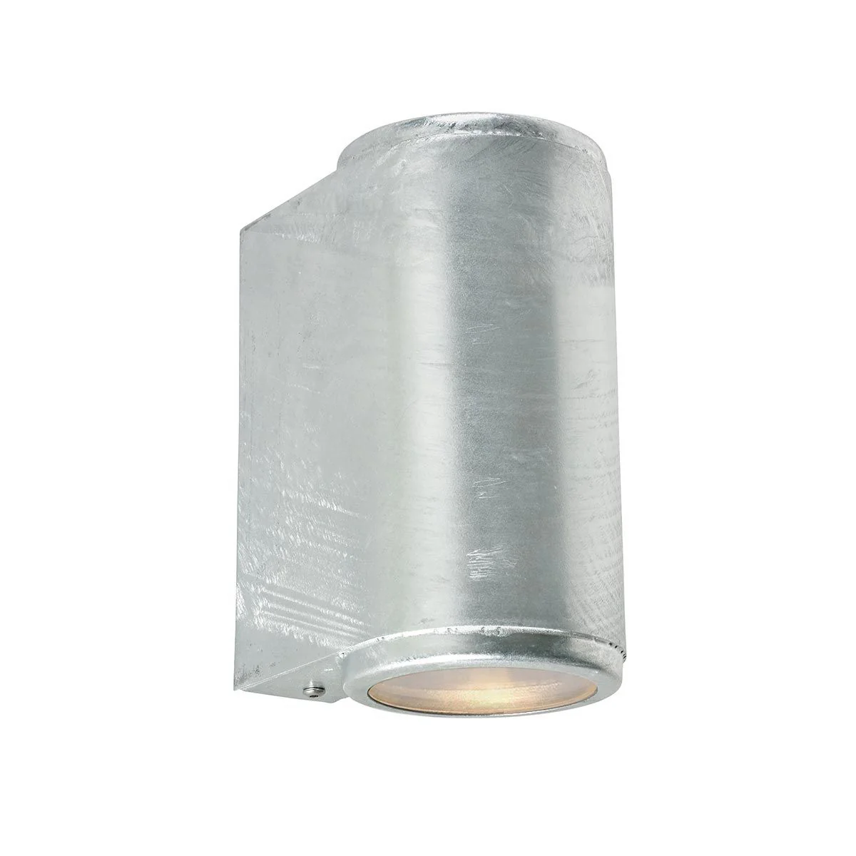 Mandal 1/2Lt Down Wall Light Black/Galvanised GU10 IP44 - Image 4