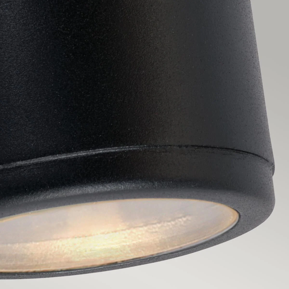 Mandal 1/2Lt Down Wall Light Black/Galvanised GU10 IP44 - Image 6
