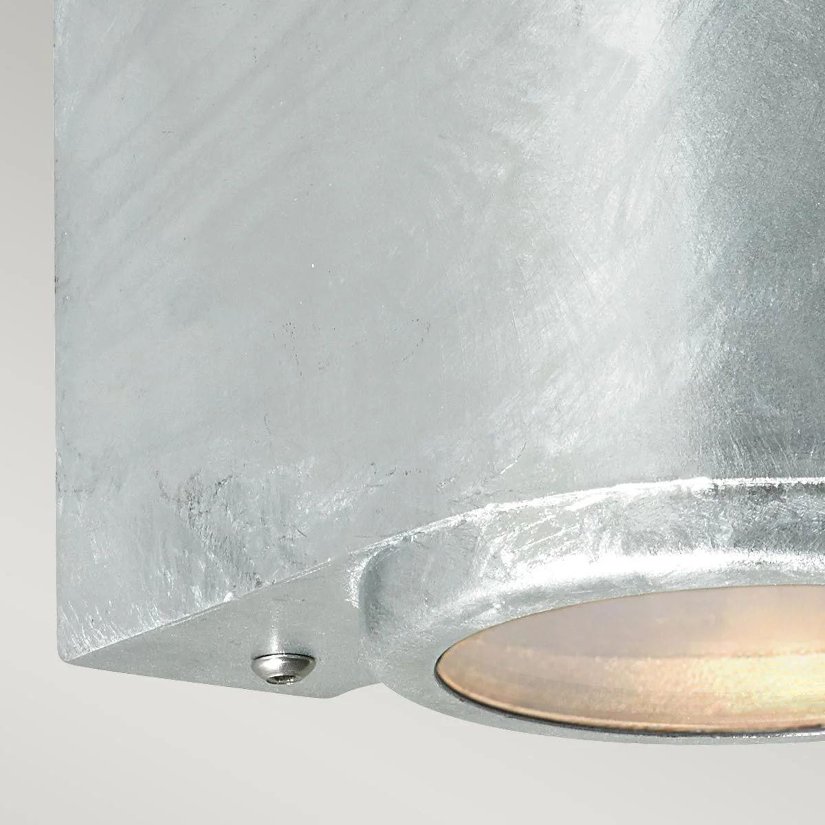 Mandal 1/2Lt Down Wall Light Black/Galvanised GU10 IP44 - Image 9