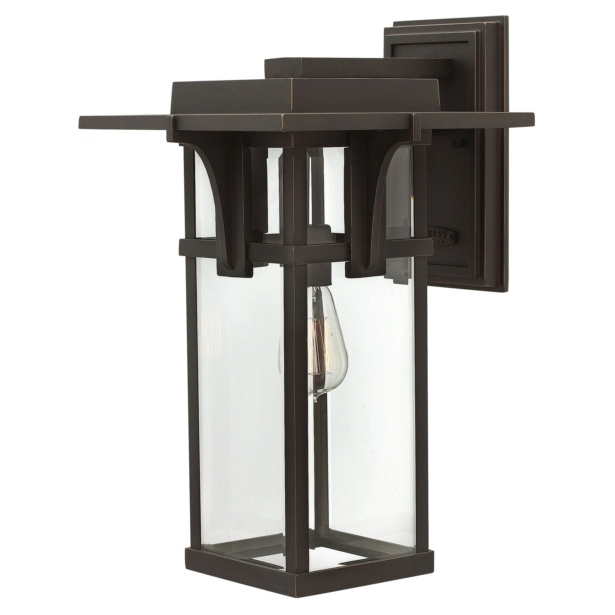 Manhattan 1Lt Small/Medium/Large Outdoor Wall Light - Oil Rubbed Bronze IP44 - Image 10