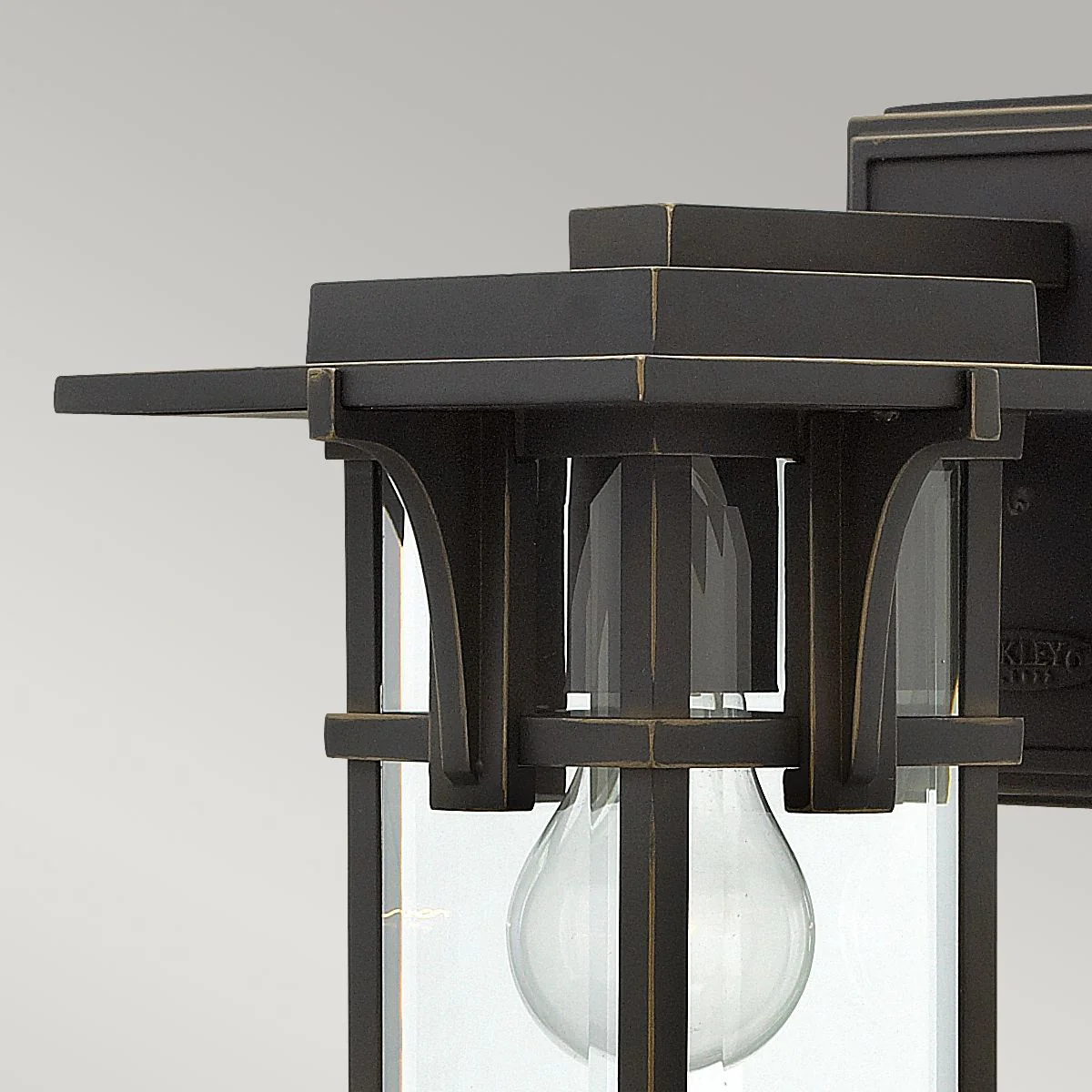 Manhattan 1Lt Small/Medium/Large Outdoor Wall Light - Oil Rubbed Bronze IP44 - Image 2