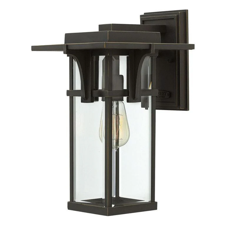 Manhattan 1Lt Small/Medium/Large Outdoor Wall Light - Oil Rubbed Bronze IP44 - Image 5