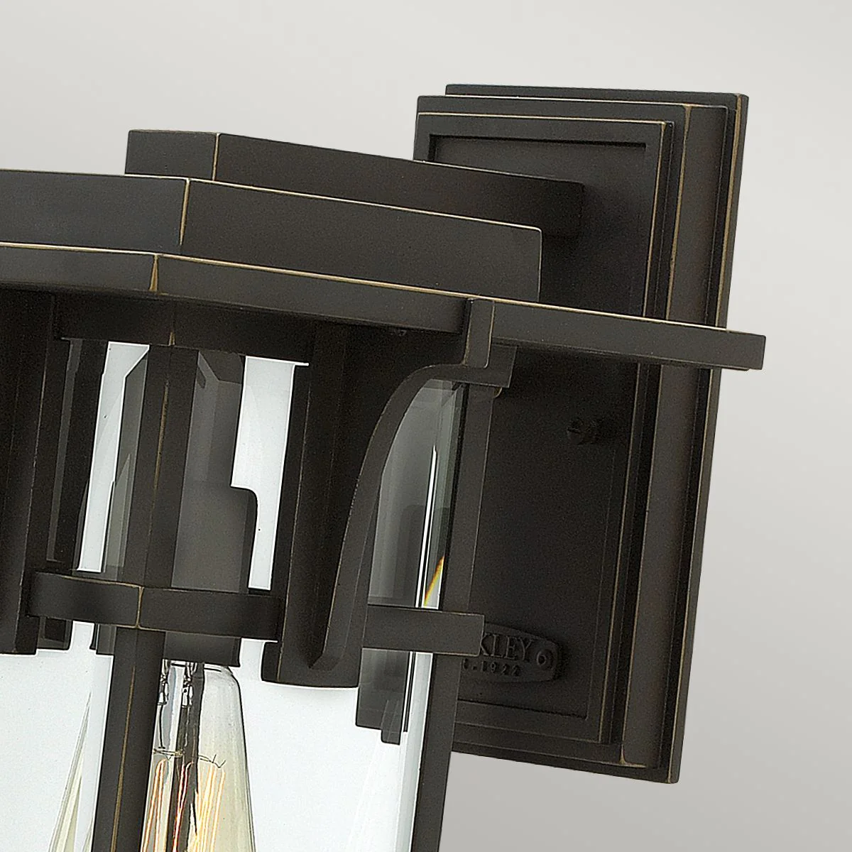 Manhattan 1Lt Small/Medium/Large Outdoor Wall Light - Oil Rubbed Bronze IP44 - Image 8