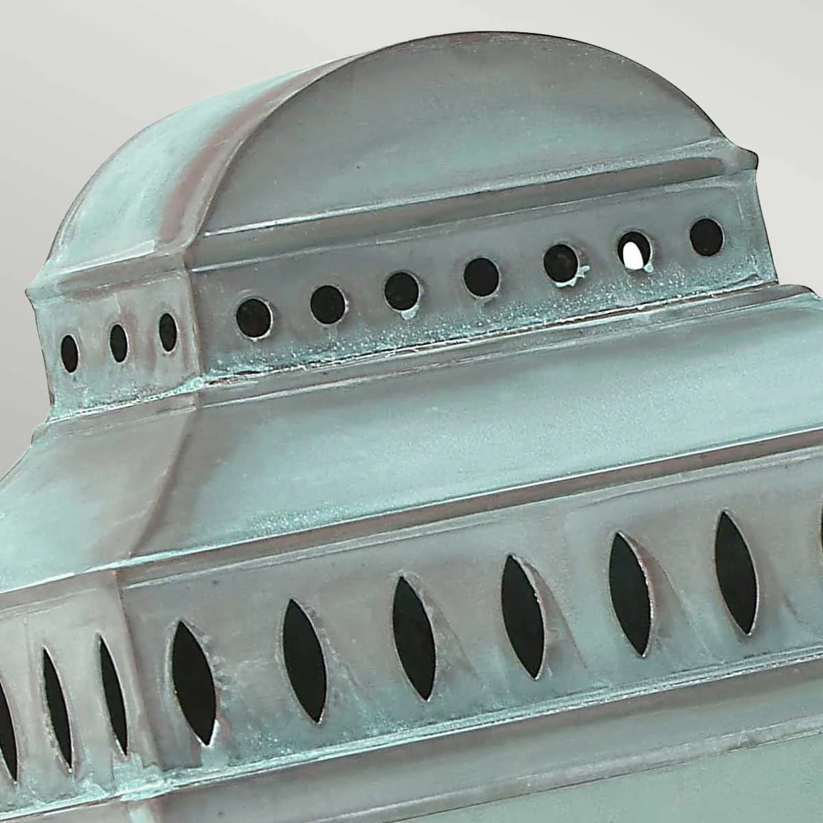 Mansion House 1/2Lt Wall Lantern - Aged Brass/Polished Nickel/Verdigris E27 IP44 - Image 15