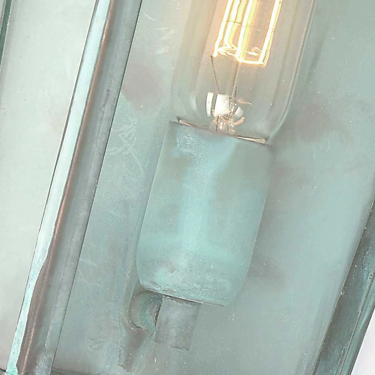 Mansion House 1/2Lt Wall Lantern - Aged Brass/Polished Nickel/Verdigris E27 IP44 - Image 16