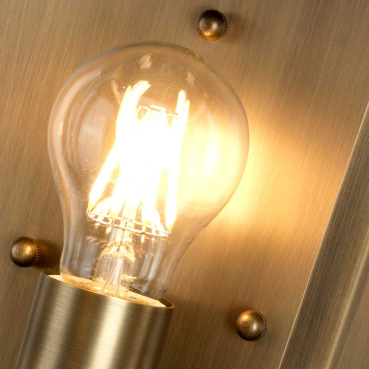 Mansion House 1/2Lt Wall Lantern - Aged Brass/Polished Nickel/Verdigris E27 IP44 - Image 6
